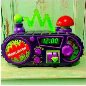 Vintage 90’s Time Blaster Nickelodeon Alarm Clock